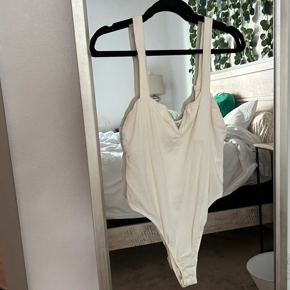 Free People Linen Body Suit